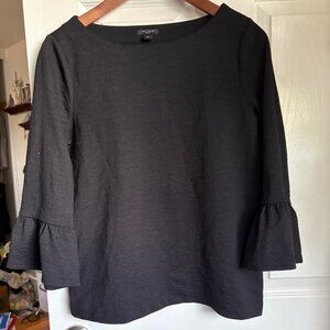 Women's Ann Taylor Petite Black Top